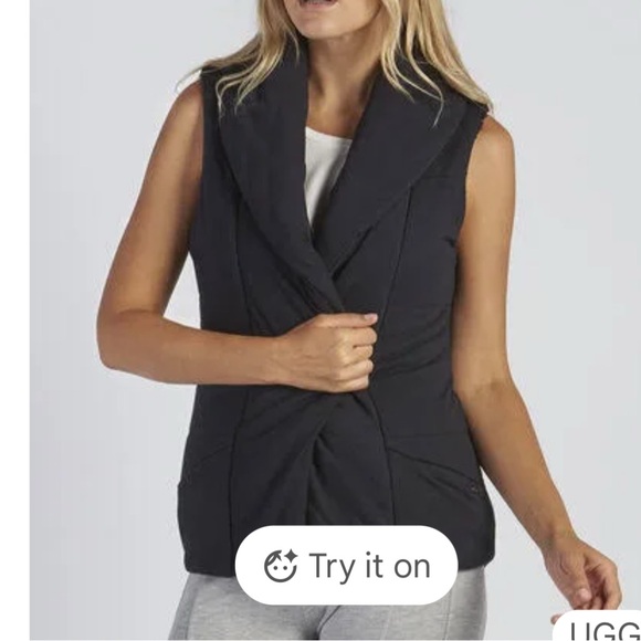 UGG Women's Grey Bexley Vest - Picture 1 of 14